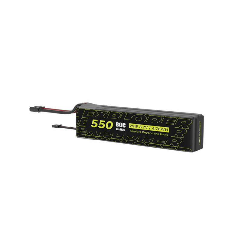 2PCS Flywoo Explorer 8.7V 550mah 80C 2S HV Lipo Battery XT30 Plug for Micro Quad