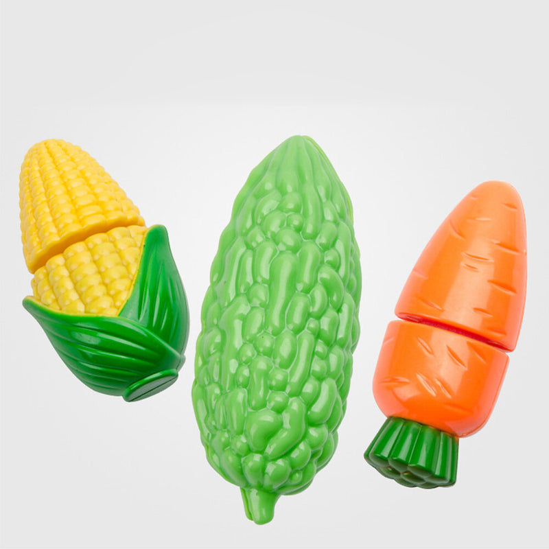 Plastic Food Toy DIY Cake Cutting Fruit Vegetable Pretend Play Toys Kids Children Educational Gift