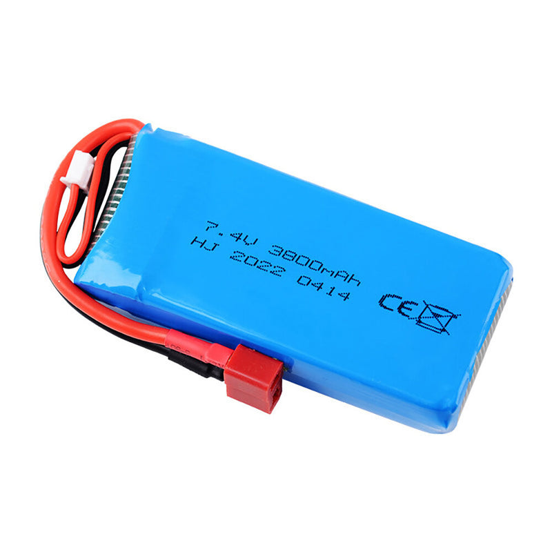 7.4V 3800mAh 2S LiPo Battery XT60 Plug for Wltoys 144001/144010/124017/124019/124018/12428 RC Car