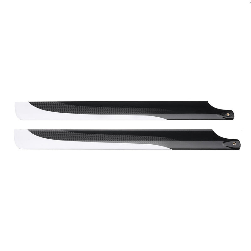 1pair PUDU 330mm Carbon Fiber Main Rotor Blade Propeller For RC Helicopter