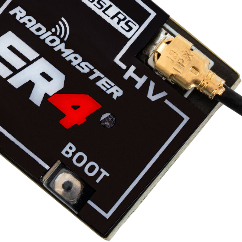 Radiomaster ER4 2.4GHz 4CH ExpressLRS ELRS RX PWM Receiver Support Voltage Telemetry for F3P RC Airplane Car Boat Tank