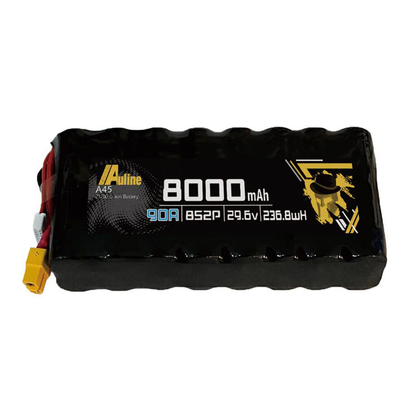 Auline 21700 A45 29.6V 8000mAh 8S2P 90A LiPo Battery XT60 Plug for RC Drone
