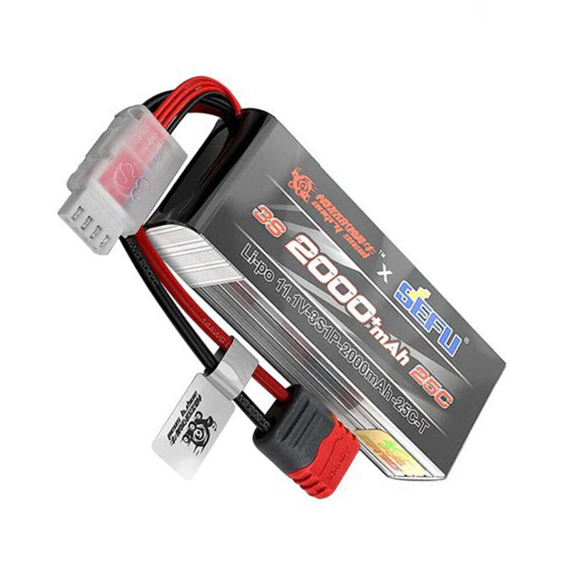 MJX 3S Battery 11.1V 25C 2000mAh L I-PO Battery with T Plug for MJX 16208 16209 14209 14210 RC Car