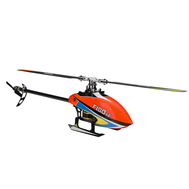 Eachine & YXZNRC F180 V2 6CH 3D6G System Dual Brushless Direct Drive Motor Flybarless RC Helicopter BNF Compatible with FUTABA S-FHSS