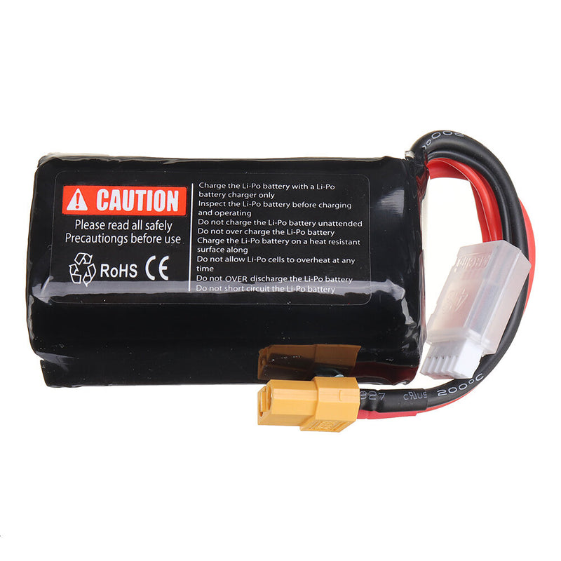 2Pcs URUAV VTC6 18650 4S 14.8V 3000mAh 15/30C 4S1P LR Li-ion LionPack Battery XT60 Plug for GEPRC Crocodile Baby 4 Crocodile7 Long Range FPV Racing Drone