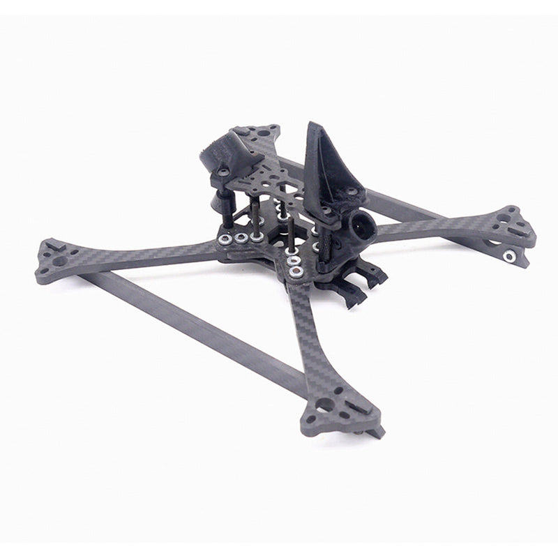 TEOSAW 533 210mm Wheelbase 5mm Arm Thickness Carbon Fiber 5 Inch Frame Kit for FPV Racing Drones