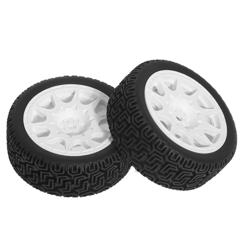 4pcs 68mm Flat Sports Rally Wheel Tires for 1:10 Tamiya XV02 Labyrinth Tire LC PTG Off-road 94123 Kyosho FW06 RC Car Parts