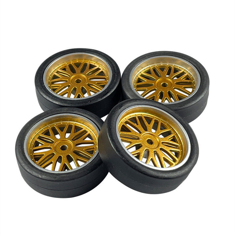 4PCS Upgraded Drift Tires Wheels LA0034 for LDR/C LD-A86 1/18 On-Road RC Vehicles Models Spare Parts