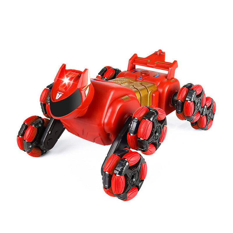 JC015 4WD RC Car Robot Dog Music Light Stunt Remote Control Car off-Road Control Boys Toys for Children Gifts