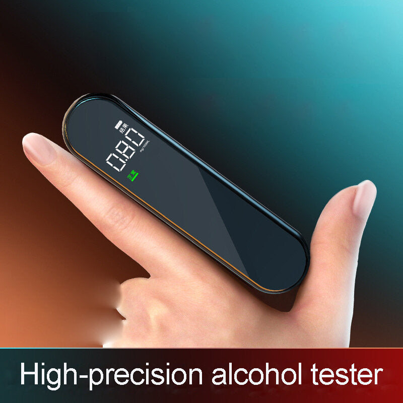 Digital Display Alcohol Tester, High-Precision Drunk Driving Detection Instrument, Air-Inflated Drinking Test Instrument