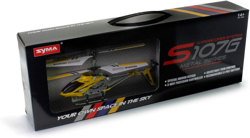 Tenergy Syma S107/S107G R/C Helicopter - Yellow