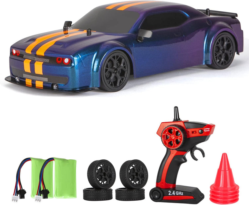 RC Drift Car, 1:14 Remote Control Car 4WD Drift RC Cars Vehicle 28km/h High Speed Racing RC Drifting Car Gifts Toy for Boys Kids