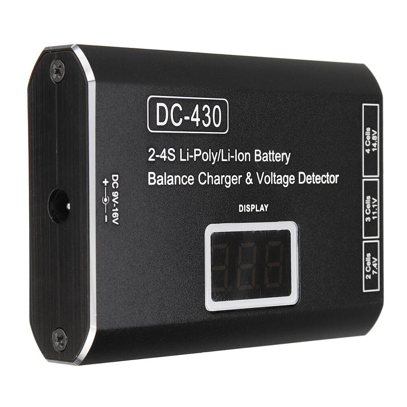 HTIRC DC-430 2-4S 3000mAh Lipo Battery Balance Charger Discharger with Display