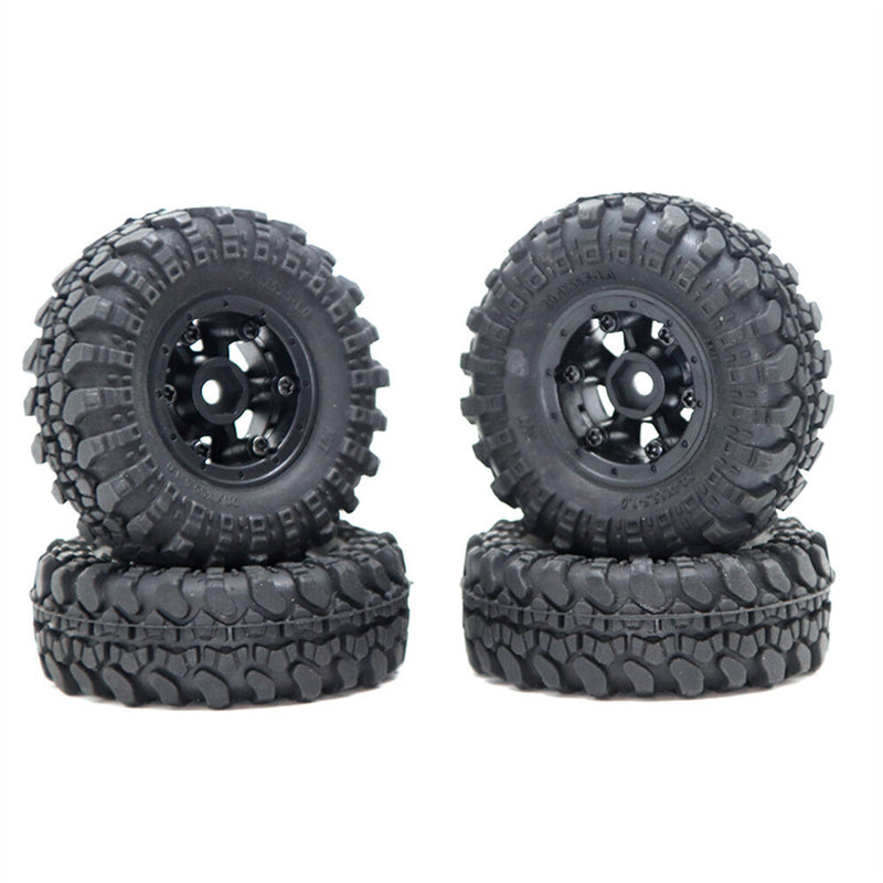 4PCS Tires Wheels for 1/24 Axial SCX24 90081 XIAOMI Jimny Sierra RC Car Vehicles Models Spare Parts