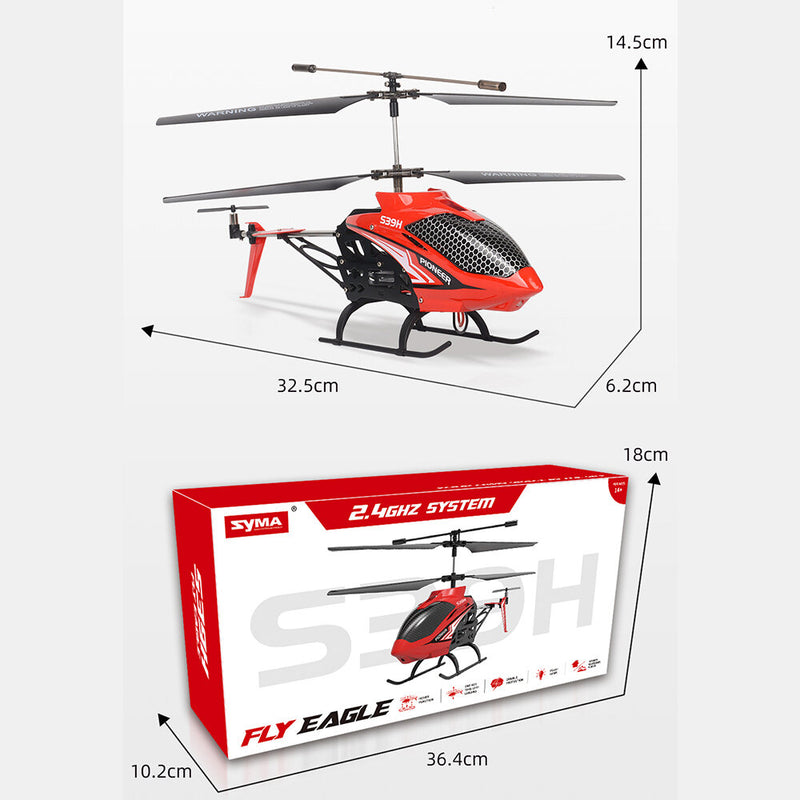 SYMA S39H 2.4G 3.5CH Anti-collision Anti-fall Mini Remote Control Helicopter With Gyro Toys RTF