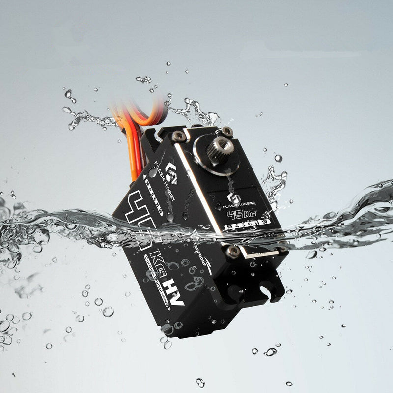 FLASH HOBBY M45CHW 45KG Torque Metal Gear Coreless Waterproof Digital Servo