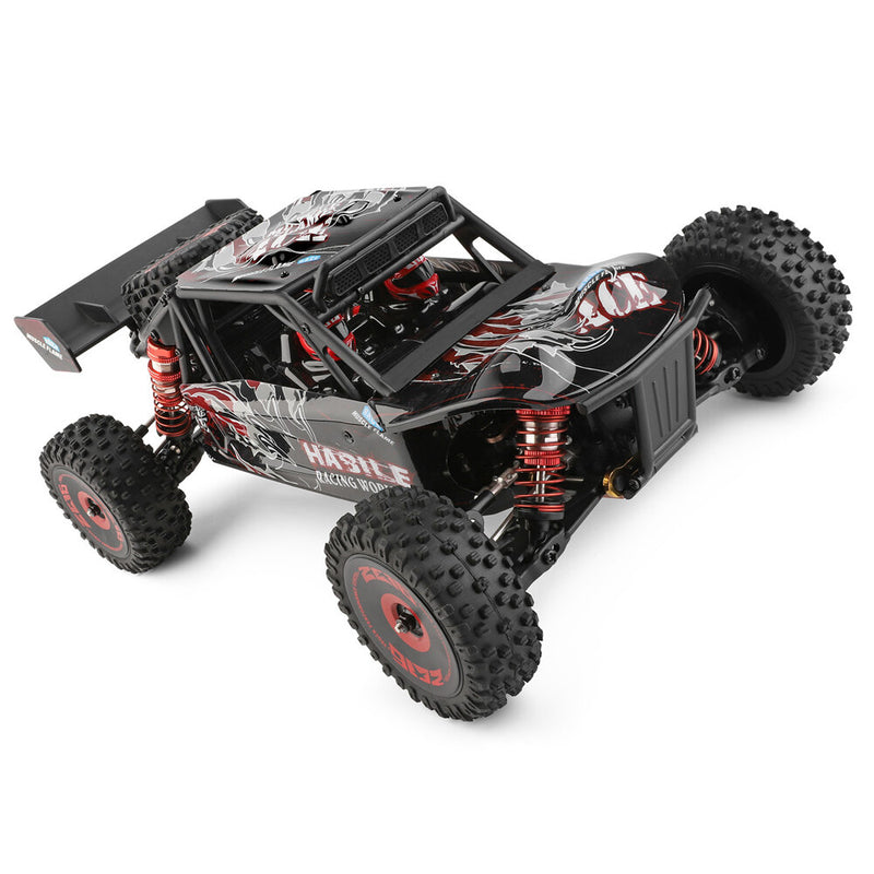 Wltoys 124016 V2 1/12 4WD 2.4G RC Car Brushless Desert Truck Off-Road Vehicle Models High Speed 75km/h Metal Chassis Two Three Battery