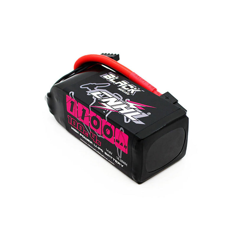 CNHL Black Series 14.8V 1100mAh 100C 4S LiPo Battery XT60 Plug for RC Drone FPV Racing