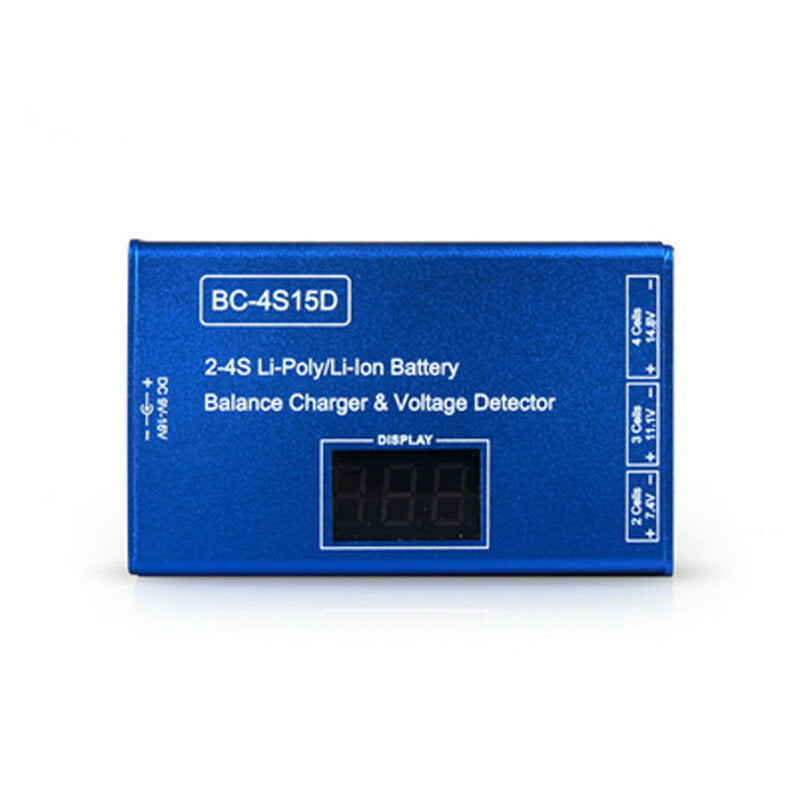 BC-4S15D 2-4S Lipo Battery Balance Charger With Voltage Display for RC FPV Quadcopter Frame Drone Eachine E250