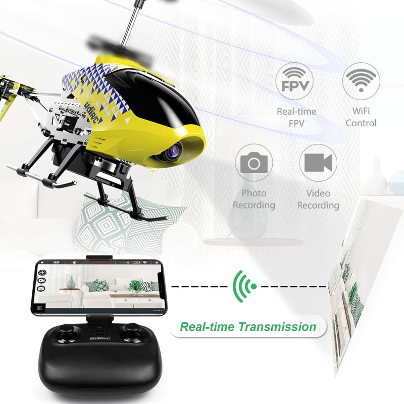 Cheerwing U12S Mini RC Helicopter with Camera Remote Control Helicopter for Kids and Adults