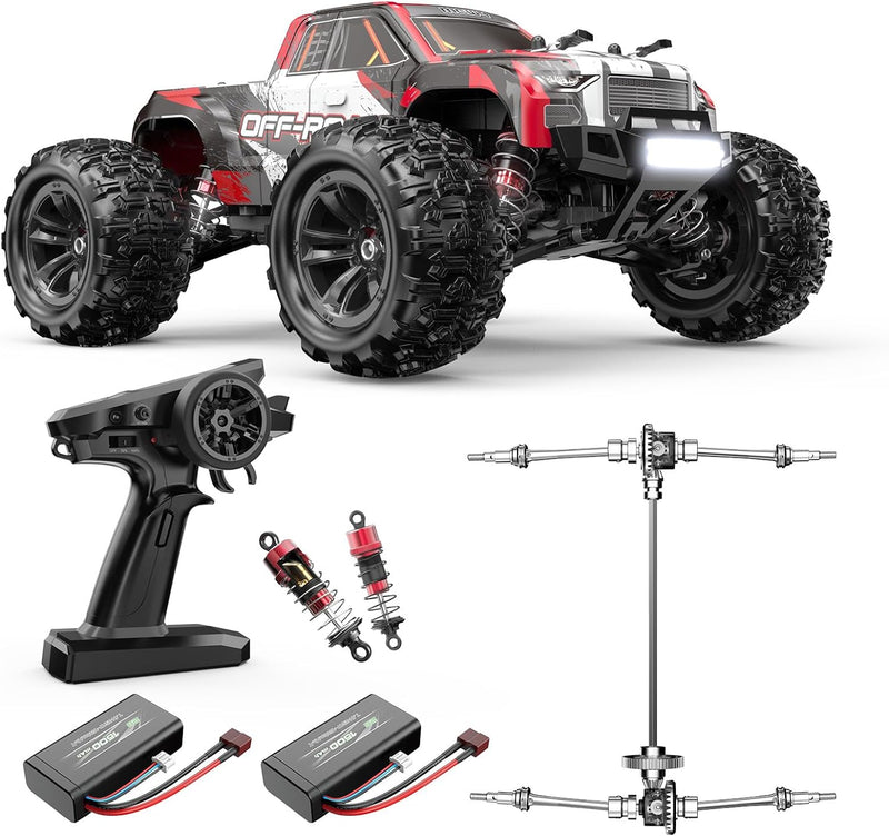 1/16 4X4 RC Offroad Truck - RTR Durable Beginner RC Car, High Speed 38 Km/h, Remote Control w/ 2S 1500 mAh Battery
