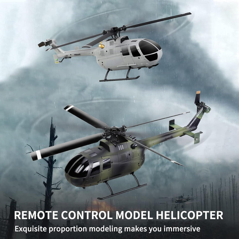 GoolRC C186 Remote Control Helicopter Remote Control Drone Single Propeller Without Ailerons 6-axis Gyro Stabilization Remote Control Airplane Altitude Hold Girls Adults Gray