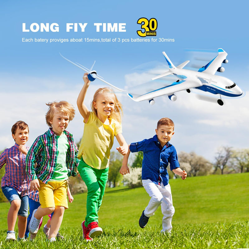 4DRC RC Plane,G2 Remote Control Jet Airplane for Beginners Adult, Ready to Fly Airplane with One Key Aerobatic,LED Light,4-Axis Fighter Jet,2.4Ghz Plane for Kids Boys Girls Beginner,2 Battery