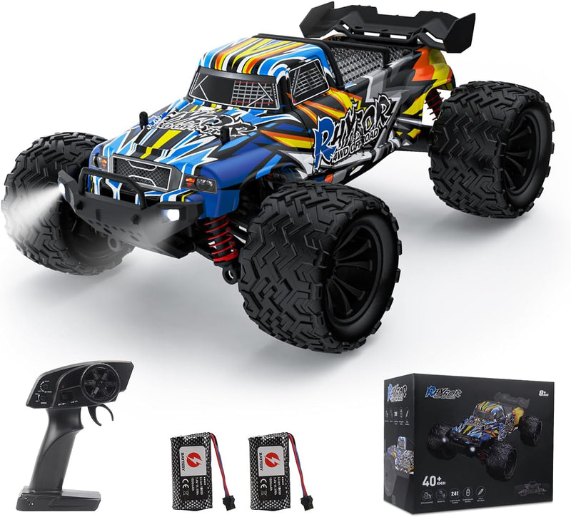 High Speed RC Cars 40KPH for Adult, 9500E 1:16 Scale Remote Control Monster Truck, Racing Hobby RC Car for Adults, 4x4 All Terrain Off-Road RC Truck for Boys