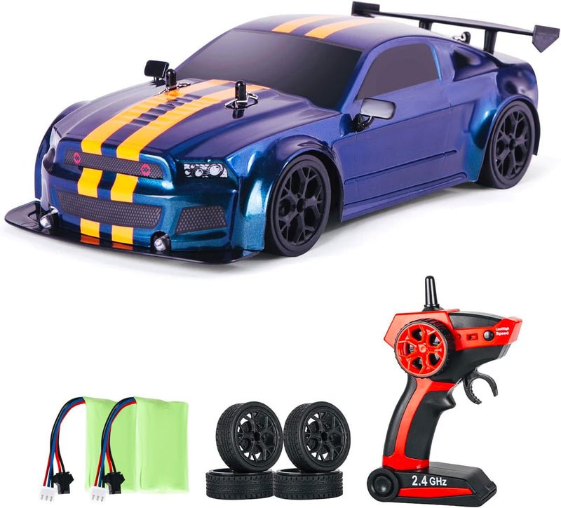 RC Drift Car, 1:14 Remote Control Car 4WD Drift GT RC Cars Vehicle High Speed Racing RC Drifting Car Gifts Toy for Boys Kids
