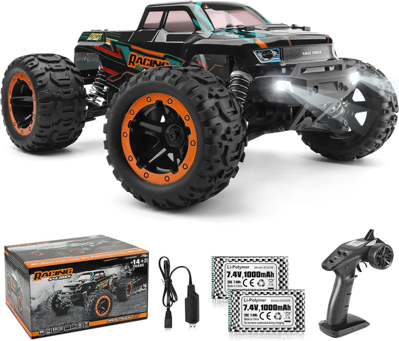 HAIBOXING RC Cars 16889, 1:16 Remote Control Car for Adults, High-Speed 36km/h RC Trucks RTR RC Crawler 2.4G All Terrain Waterproof Off-Road Vehicle with 2 Batteries Gifts Toys for Kids, Boys 8+