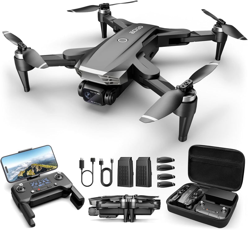 GPS Drone with Camera for Adults 4K with Brushless Motors, Auto Return Home, Long Flight Time and Distance,5G WIFI Transmission, Smart FPV Drone RC Quadcopter for Beginners Kids (Under 250G)
