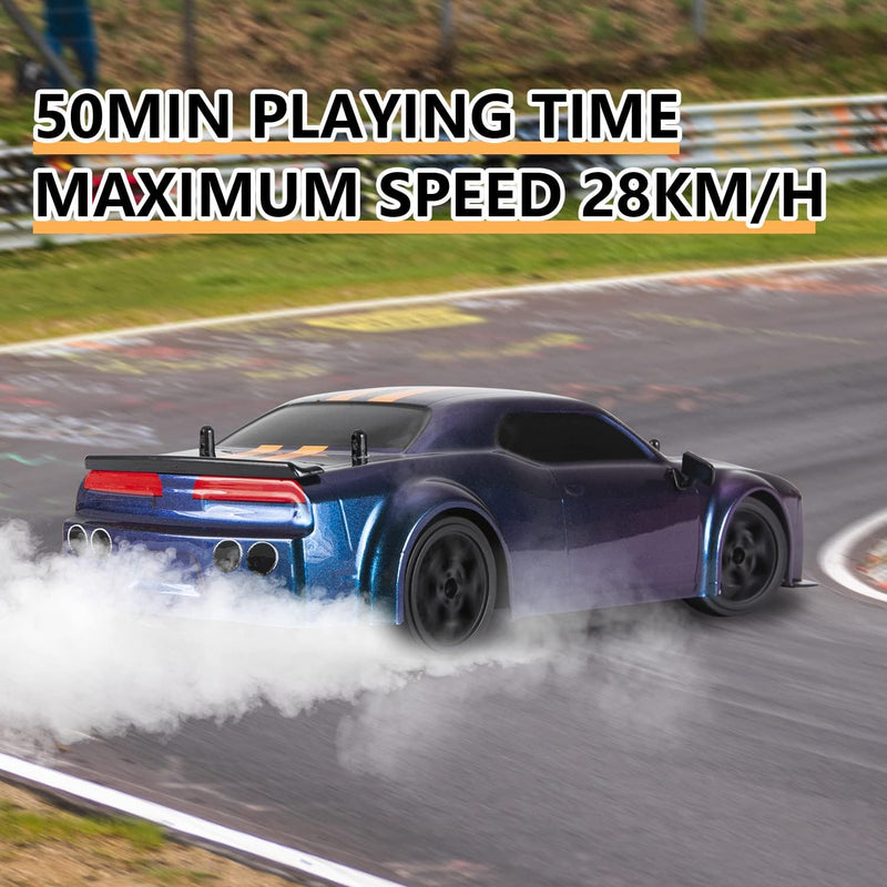 RC Drift Car, 1:14 Remote Control Car 4WD Drift RC Cars Vehicle 28km/h High Speed Racing RC Drifting Car Gifts Toy for Boys Kids