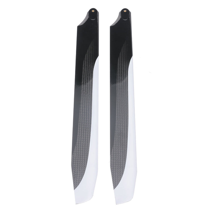 1pair PUDU 350mm Carbon Fiber Main Rotor Blade Propeller For RC Helicopter
