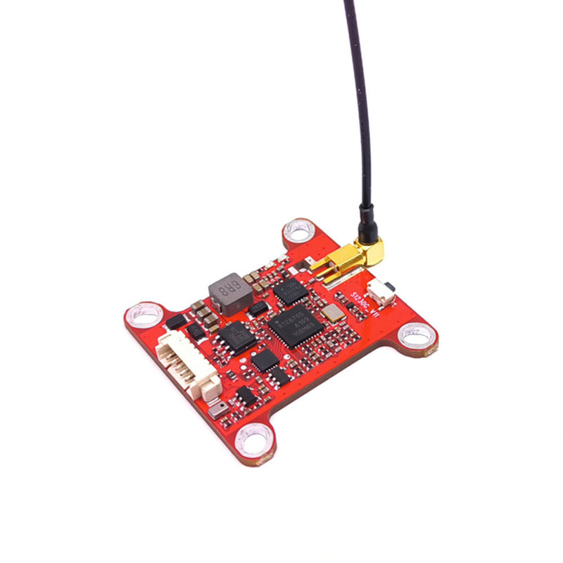 EWRF 5.8G 48CH PitMode 200mW/500mW/800mW/1600mW Adjustable 1.6W MMCX FPV Transmitter VTX 2-6S Built-in Mic for Long Range RC Drone