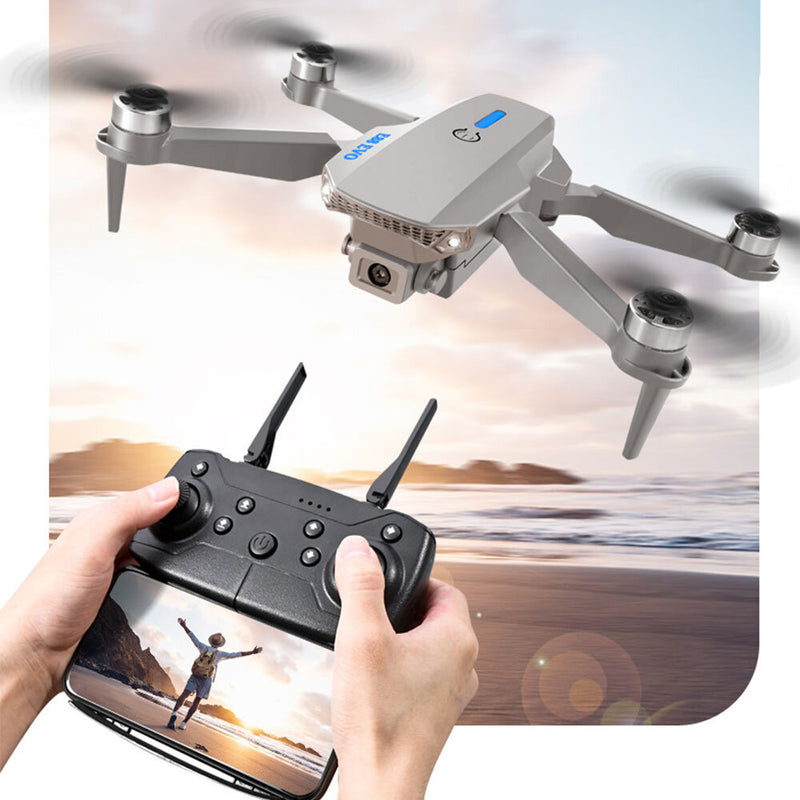 YLR/C E88 EVO Mini WiFi FPV with HD Dual Camera Optical Flow Positioning Brushless Foldable RC Drone Quadcopter RTF