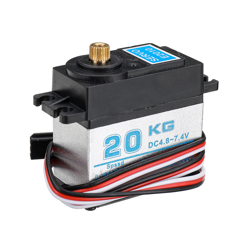 FLYUEACE 20KG Digital Servo All Copper Teeth Aluminum Middle Shell Servos