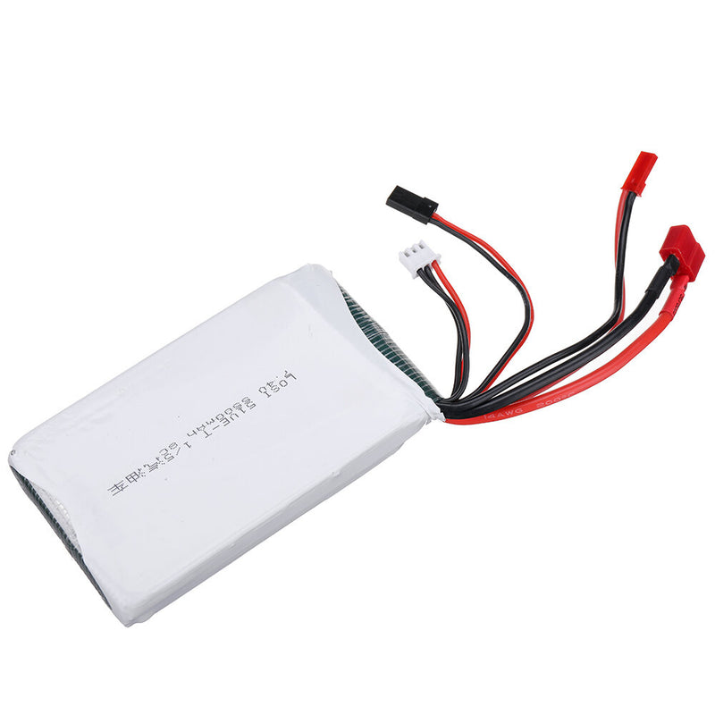 7.4V 5500mAh 8C 2S Lipo Battery with T/Tamiya/Futaba/JST Connector For LOSI 5IVE-T 1/5 RC Car Remote Control Vehicle Truck