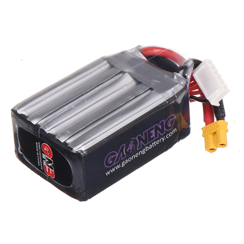 Gaoneng GNB 19V 1100mAh 60C 5S HV LiPo Battery XT30/XT60 Plug for FPV Racing Drone