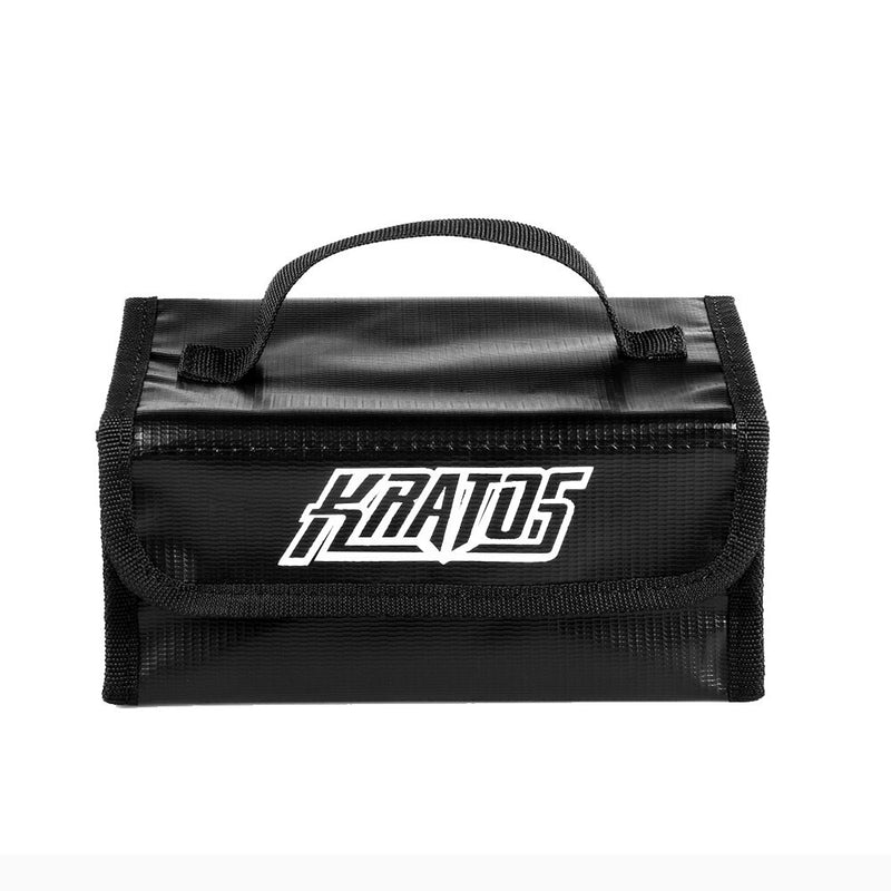 HGLRC KRATOS 80*120*180mm Explosion-proof Fire Retardant Portable Safety Storage Bag Carry Bag for Lipo Battery Charger