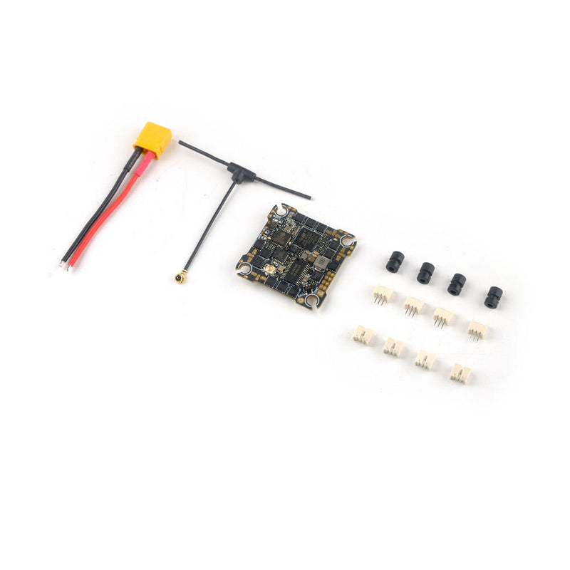 Happymodel CrazyF411 ELRS AIO 4in1 Flight Controller Built-in UART 2.4G ELRS Receiver 20A ESC for Crux35 Toothpick FPV Racing Drone