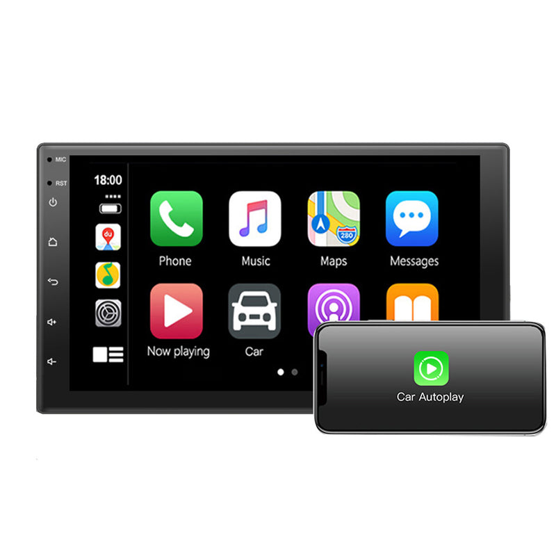 YUEHOO YH-D110-B 7 inch 2Din 360° Camera Android 12.0 Car Stereo Radio MP5 Player 2.5D IPS Screen 8 Core GPS DSP WIFI BT5.0