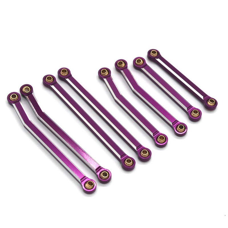 8Pcs Metal Po Linkage Tie Link Rod Kit JJRC C8801 Austar AX-8560 TRX4M 1/18 RC Car Parts