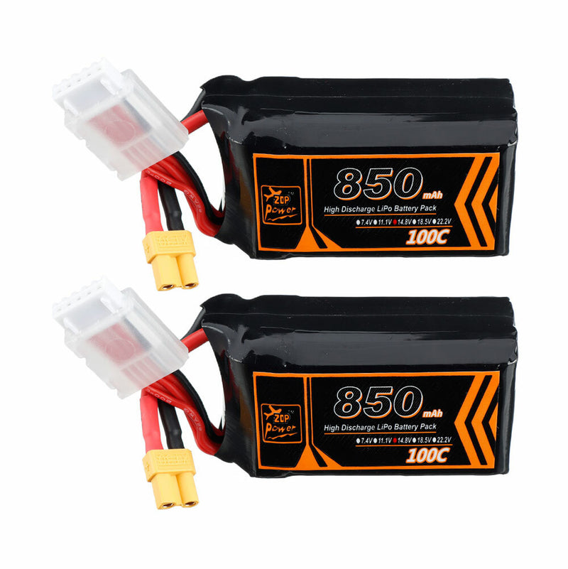 ZOP Power 14.8V 850mAh 100C 4S Lipo Battery XT30 Plug for RC Racing Drone