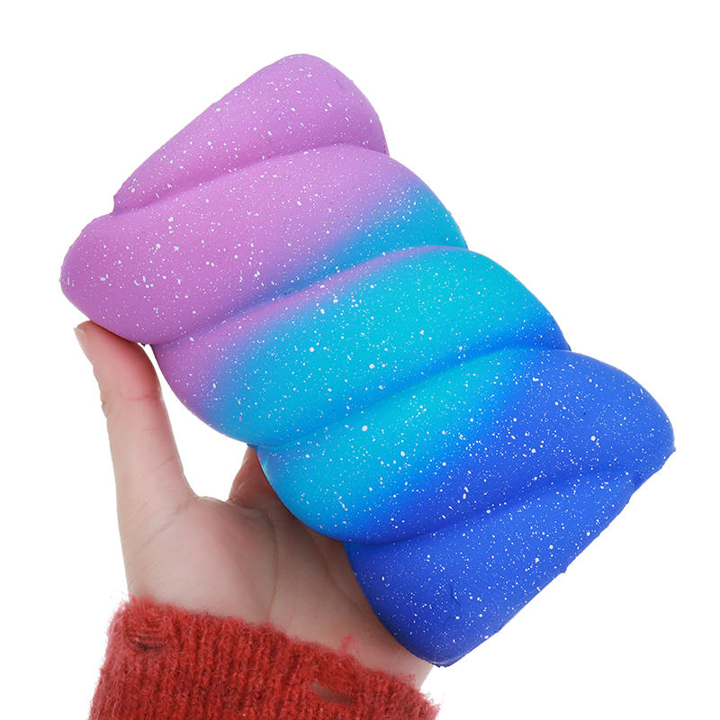 Orange Squishy 14CM Soft Cotton Candy Marshmallow Toys Slow Rising Fun Kid Gift With Packaging