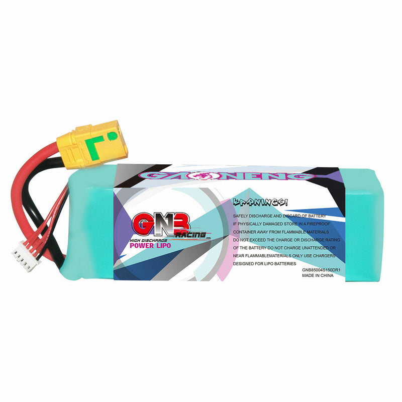 Gaoneng 14.8V 8500mAh 150C 4S LiPo Battery XT60/XT90S Plug for 1/8 RC Cars