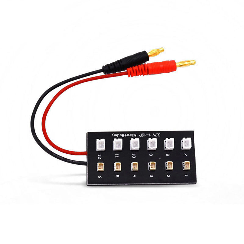 3.7V 1-12P Micro+Battery Balanced Charging Adapter Board PH SH B6 A6 Adapter Board for RC Toys