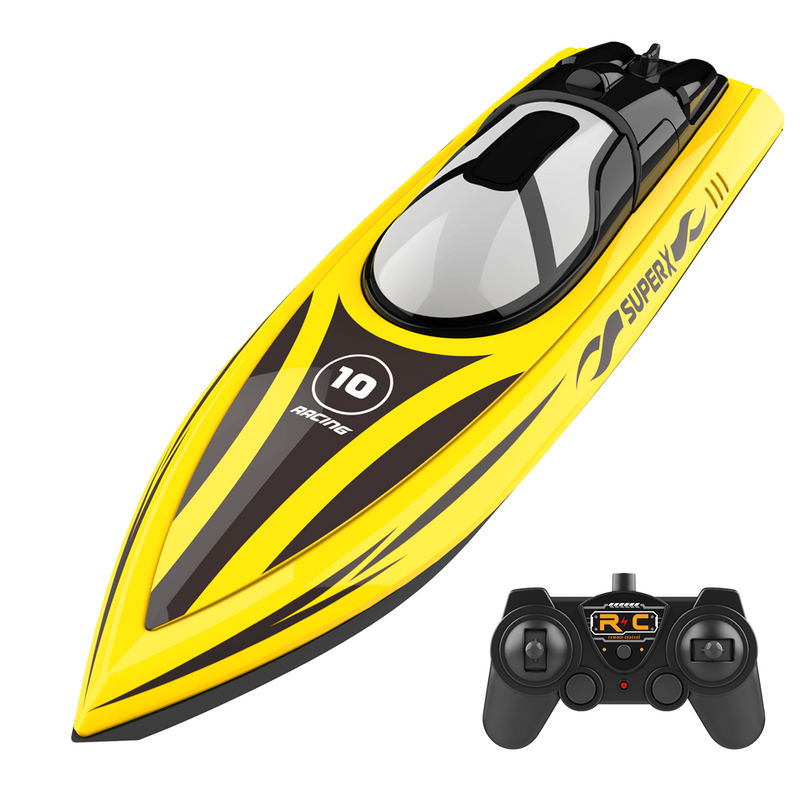 Flytec V333 RTR 2.4G 15km/h RC Boat Racing High Speed Fun Playing Speedboat Electric Waterproof Ship Toys Models