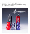 TZT HOBBY-MIO Black/Red HM-01 Portable Compressor Replaceable Battery Lightweight Charging Air Pump 4-Valve Linkage Air Supply