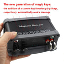 TZT SKYCOM Magical Box-cw CW Touch Automatic Key Long Range Radio Side Tone USB Hub Input/Output Support Online Automatic Sendin