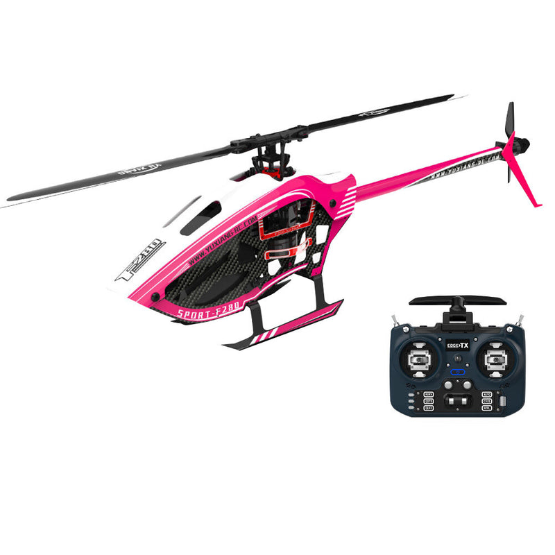 YXZNRC F280 2.4G 6CH 6-Axis Gyro 3D6G Dual Brushless Direct Drive Motor Flybarless RC Helicopter